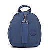 Рюкзак міський жіночий синій маленький тканинний текстильний одне відділення та кишені на блискавках Jielshi 525-02, фото 6