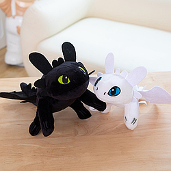 Іграшка дракон Беззубик + Подарунок Денна Фурія (22см) / М'яка іграшка Беззубик в машину / Іграшка для автомобіля