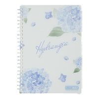 Зошит для записів ARABESKI, А5, 80 арк., клітинка, пластикова обкладинка, світло-синій BM.2587-30