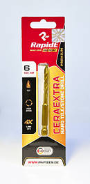 Свердла RapidE CERAEXTRA Red Point для супер твердого керамограніту, камню, та плитці