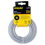 Волосінь для тримера з алюмінієвим кордом Ø 3.0 мм 15 м SIGMA (5614021) riven, фото 2