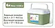 Сумка Холодильник 6л (25,5×20×19,5см),  Термосумка - Сумка Термос для Пікника - Термобокс. Оливкова, фото 2