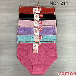 Жіночі труси "Коттон" Батал Розмір: 48,50,52 (14682)