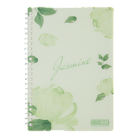 Зошит для записів ARABESKI, А5, 80 арк., клітинка, пластикова обкладинка, м'ятний  BM.2587-38