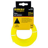 Волосінь для тримера трикутник Ø2.4 мм 15 м SIGMA (5621041) riven, фото 2