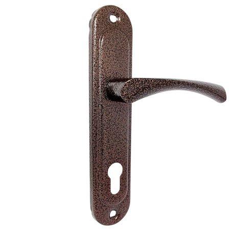 Ручки дверні на планці ASPECT РП-55.23 мідь, фото 1