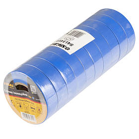 Стрічка ізоляційна ПВХ (синя) 0.13 мм×19 мм×20м SIGMA (8413411) riven