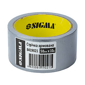 Стрічка армована (сіра) 50 мм×10м SIGMA (8419021) riven