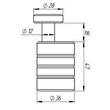 Замок навісний ASPECT ЗН-С-50 Б 3кл, фото 3
