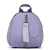 Рюкзак міський жіночий фіолетовий маленький тканинний текстильний одне відділення та кишені на блискавках Jielshi 525-02, фото 6