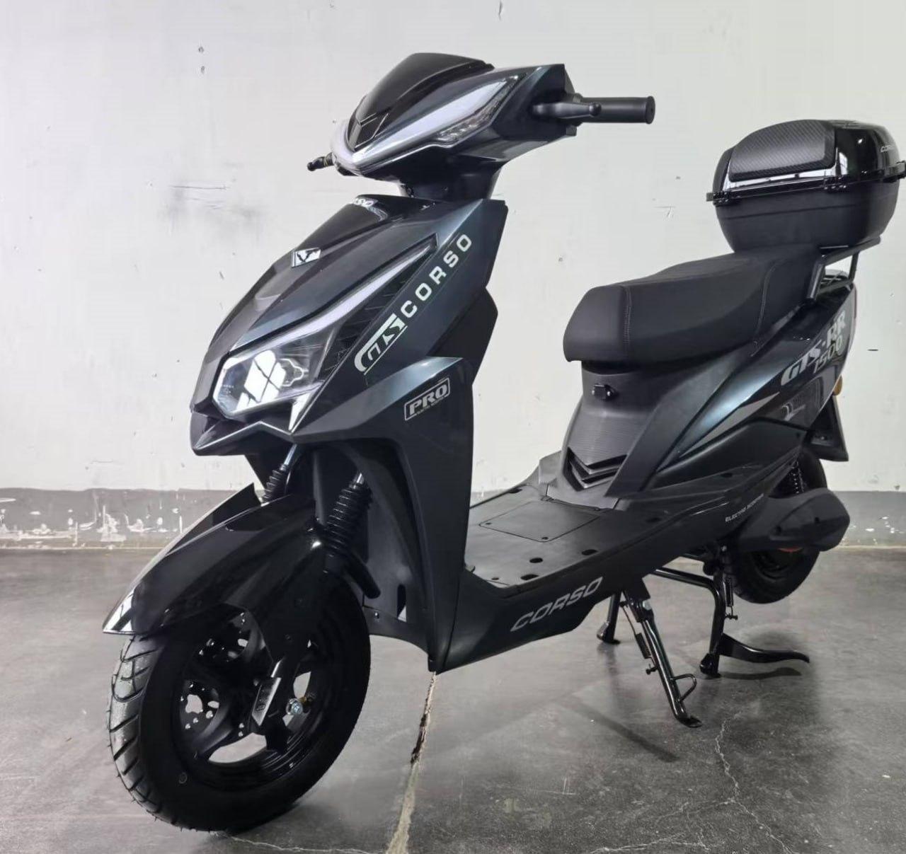 Електричний мопед Corso GTS RR Pro 1500W-72V-32Ah LiFePO4 Шини 30-10"/10" купити дешево в Україні дешево
