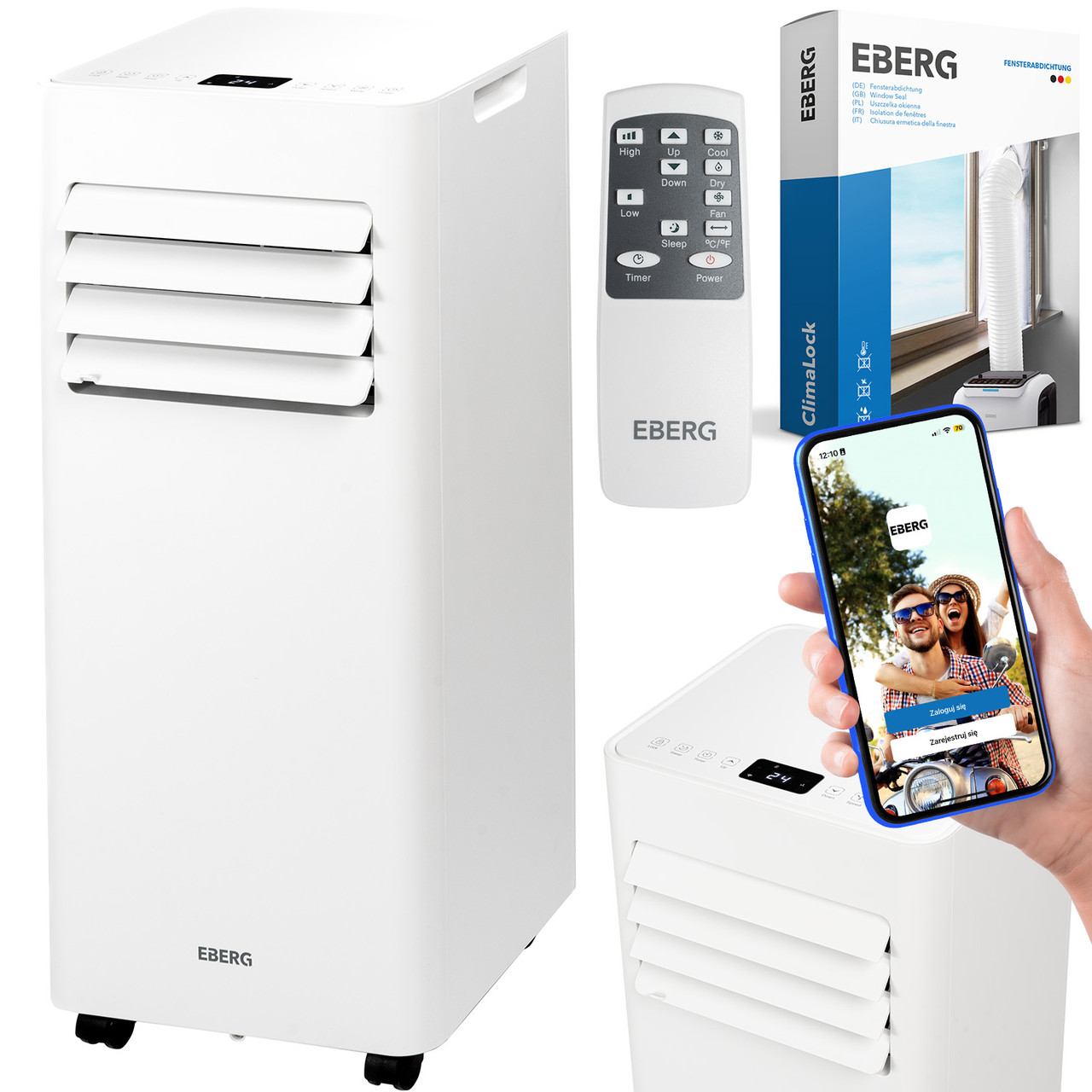 Кондиціонер переносний EBERG® SKY 20S26E1  2,6kW WiFi
