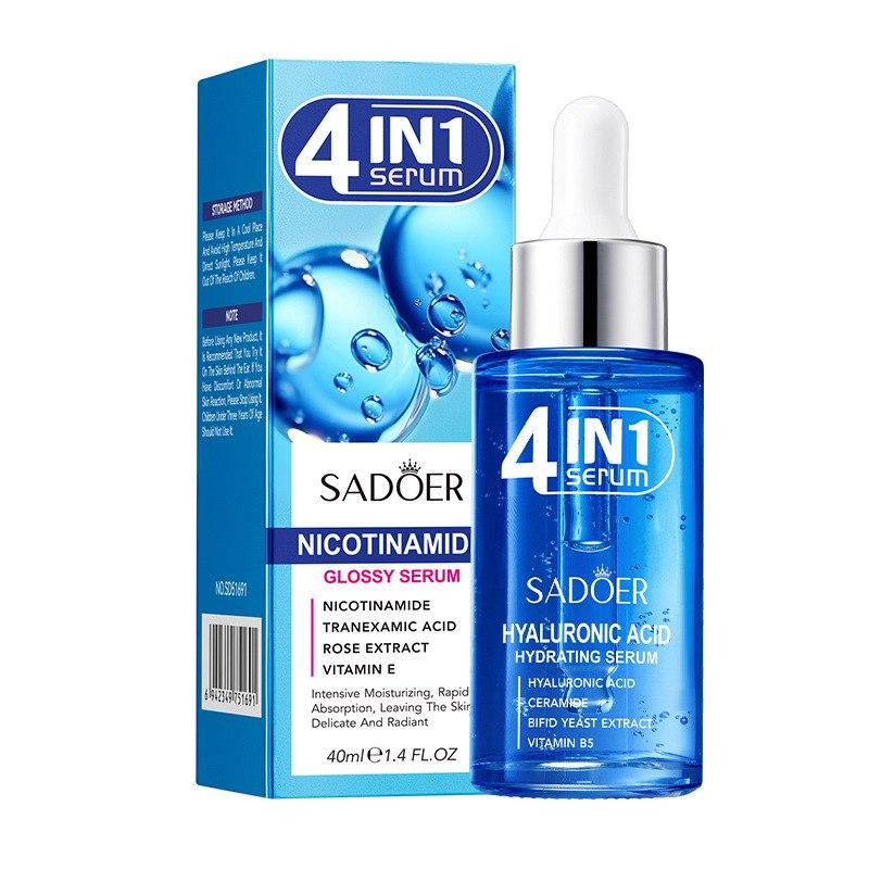 Сироватка для обличчя з гіалуроновою кислотою "Hydrating Serum" Sadoer, 40 мл, фото 1