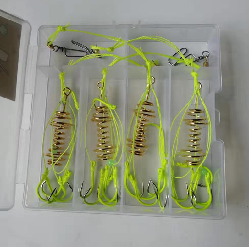 Остнастка на карася, коропа "Маодзедун", вибуховий гачок 4 штуки в кейсі, фото 1