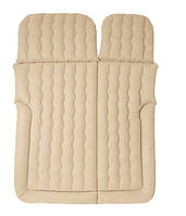 Надувний матрац у багажник або салон автомобіля з насосом та подушками 136*147 см Бежевий