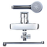 Змішувач KN Ø40 для ванни AQUATICA KN-3C228C (9738230) riven, фото 3