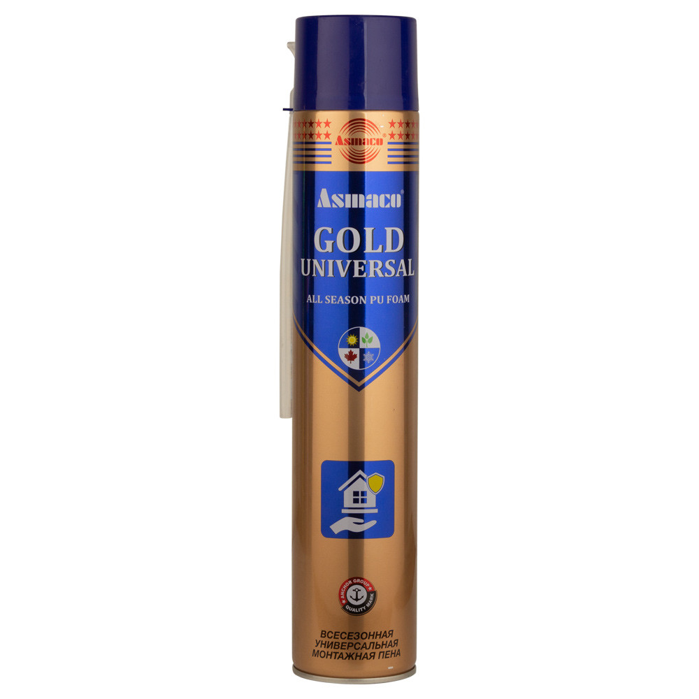 Піна монтажна ручна всесезонна 750 мл (850 г) ОАЕ ASMACO (2728311) riven, фото 1