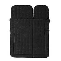 Надувний матрац у багажник або салон автомобіля з насосом та подушками 136*147 см Чорний