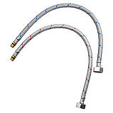 Змішувач BOLSENA Ø25 для кухні Г-злив на гайці CORSO CB-4B237C (9614100) riven, фото 3