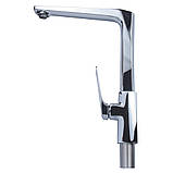 Змішувач BOLSENA Ø25 для кухні Г-злив на гайці CORSO CB-4B237C (9614100) riven, фото 5