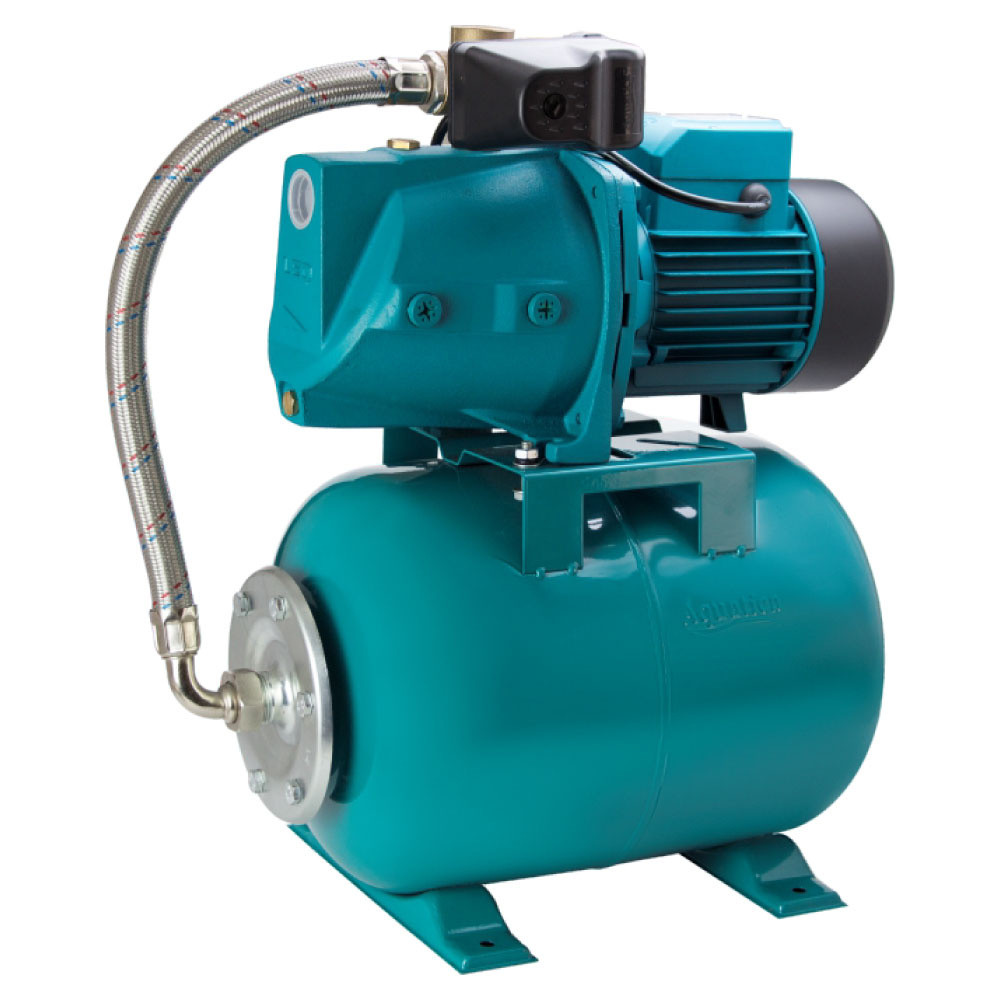 Станція 1.1 кВт Hmax 55 м Qmax 80 л/хв (самовсмоктувальний насос) 24 л AquaticaLEO XJWm/15mA3/UA (775325/24) riven, фото 1