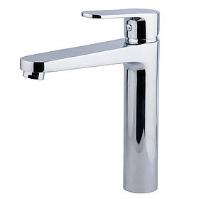 Змішувач MARMORE Ø35 для раковини литий високий на гайці CORSO DB-1A638C (9623010) riven