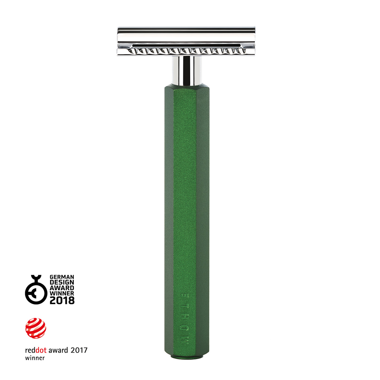 Бритва Muehle закритого типу Hexagon by Mark Braun Forest, фото 1