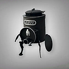 Міцна піч під казан VESUVI з товстостінної сталі 3-4 мм для дачі, кемпінгу або пікніка, фото 4