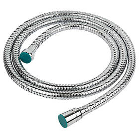 Шланг для душу 1/2" SS хромований з підшипником 175 см AQUATICA XB-8176 (9792022) riven