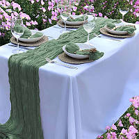 Ранер з серветками 6шт Leeseph зелена