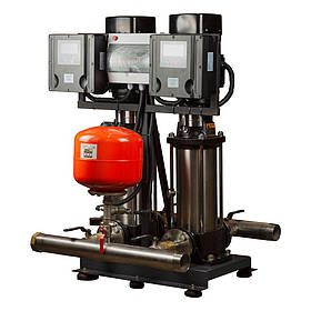 Станція підвищення тиску 380 В 2×4.0 кВт Hmax 122м Qmax 216.7 л/хв + частотне регулювання LEO 3.0 riven