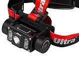 LED-ліхтар налобний акумуляторний 1000 Лм Li-ion 21700 4000 мА·год ULTRA (5390032) riven, фото 2