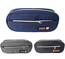 Шкільний пенал-косметичка з 2 відділеннями в асортименті Імп