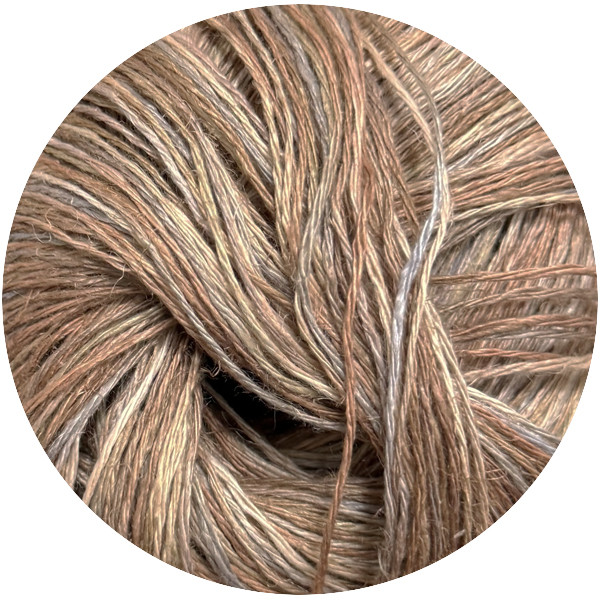 Льон 160 5050 меланж капучино, фото 1