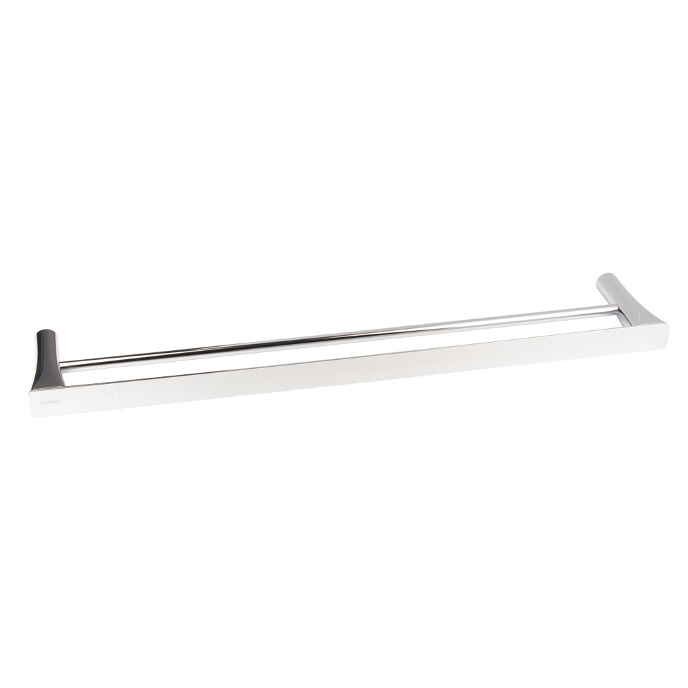 Тримач для рушників BOLSENA 600×123×30 мм подвійний CORSO (9681402) riven, фото 1