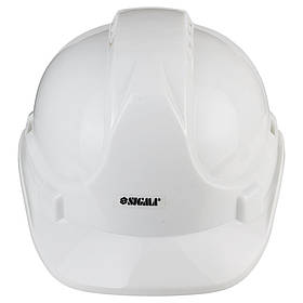 Каска будівельна 8 точок кріплення (біла) SIGMA (9414501) riven