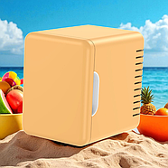 Міні-холодильник на 5 літрів з магнітними дверцятами та полицями Car refrigerator, фото 8