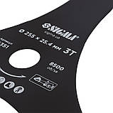 Ніж для тримера Ø255×25.4мм 3Т гострий SIGMA (5624351) riven, фото 4