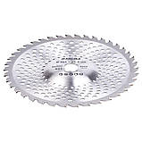 Диск для тримера з твердосплавними напайками Ø 255×25.4 мм 40Т хвилеподібний SIGMA (5624621) riven, фото 4