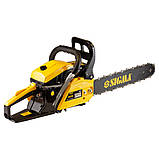 Бензопила ланцюгова 2.0 кВт шина 40 см крок ланцюга 0.325 SIGMA (5605421) riven, фото 5