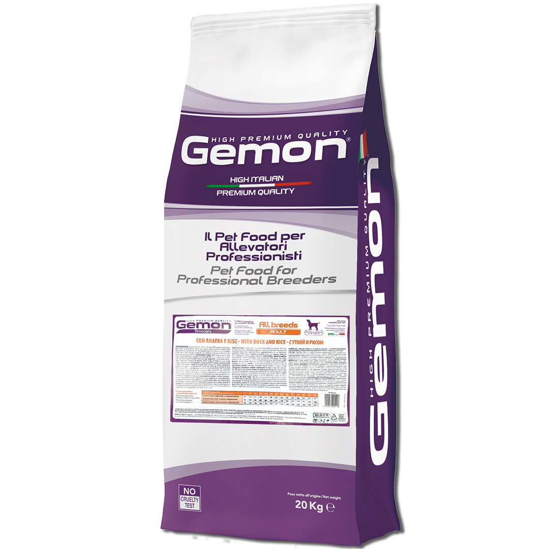 Gemon Dog All breeds Adult качка з рисом, фото 1