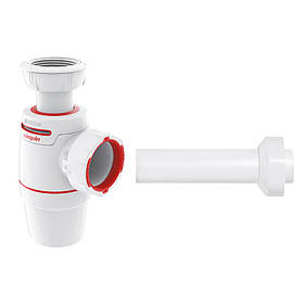 Сифон для раковини Neo Air 11⁄4" × Ø 40 мм з відведенням WIRQUIN (9541356) riven