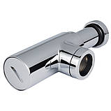 Сифон для раковини латунний Linels 11⁄4" × Ø 32 мм WIRQUIN (9541106) riven, фото 7