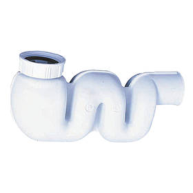 Сифон для раковини Compact 11⁄4" × 32 мм WIRQUIN (9541626) riven