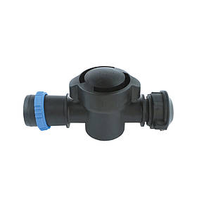 Кран для крапельної стрічки "туман" Ø40 мм FLORA (5079704) riven