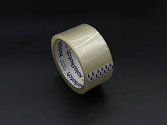 Скотч поліпропіленовий клейкий 45мм 50 метрів 45 мікрон.