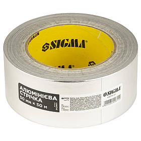 Стрічка алюмінієва 50 мм×50м SIGMA (8429611) riven