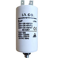 Конденсатор пусковий CBB60 8 ± 5% mkF IN.CO