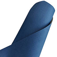 Матеріал палітурний Бумвініл - Папвініл (баладек, балакрон) під "Льон" серії Toile 12-603 темно-синій 100 м рулон