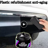 Віск для ремонту шкіри та пластику. Догляд за шкірою, пластиком і гумою "Max Auto". Набір 2 в 1. Воск + губка, фото 3